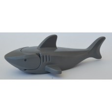 Part 14518c01 Dark Bluish Gray Shark with Gills (Complete Assembly) 